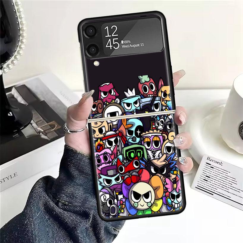 Game Dandys World Cases For Samsung Galaxy Z Flip 4 5 6 7 3 Z Flip7 Flip6 Flip4 Flip5 Flip3 5G Hard Shockproof Fundas Cover