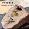 Wet Fly Lure With Synthetic Material For Stream Fish Including Trout Bass And Carp