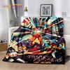 HD Cartoon T-Transformers Autobots 3D Weiche Decken, Warmhaltende Überwurfdecke für Picknickbetten Sofa Zuhause Schlafzimmer Geschenke Kinder Wandern
