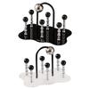 Cup Drying Rack 6 Cup Drainer Tumbler Dryer to Clean Ornament with Handle Mugs