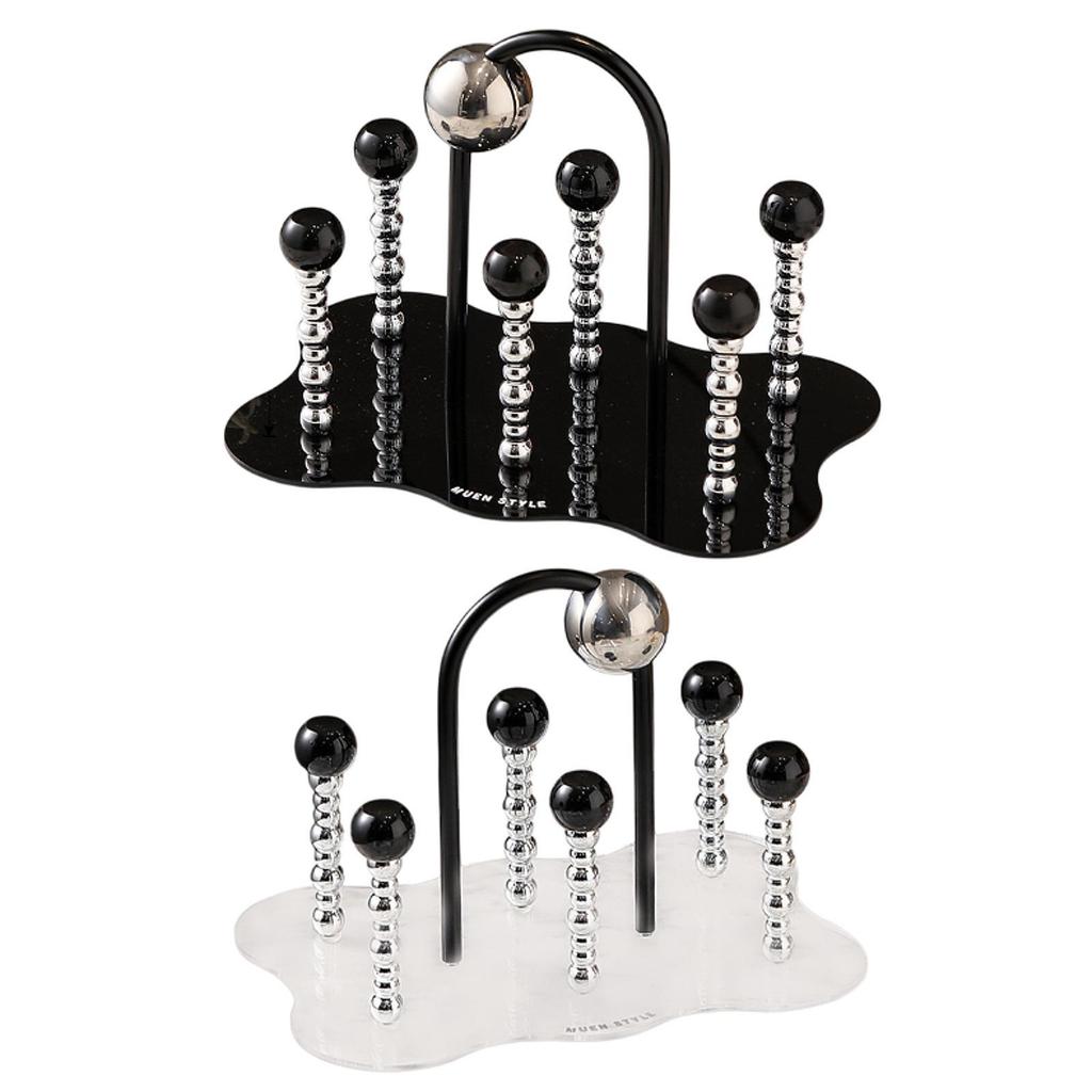 Cup Drying Rack 6 Cup Drainer Tumbler Dryer to Clean Ornament with Handle Mugs