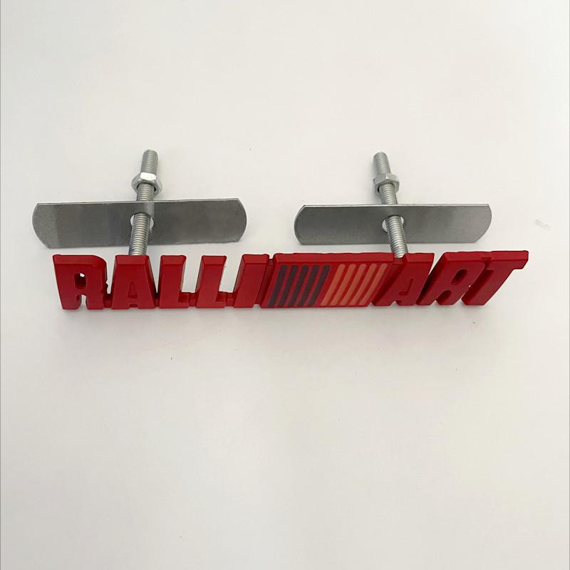 3D kovový styl auta RalliArt Přední mřížka Znak Zadní víko kufru Samolepka Pro RalliArt Lancer Ralli Art 9 10 Asx