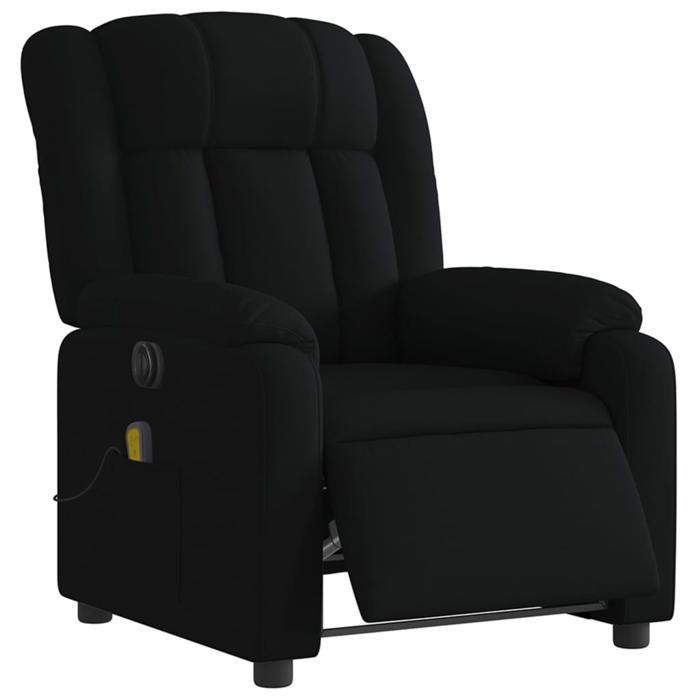 VidaXL Fauteuil de Massage Inclinable Électrique, Chaise de Relaxation avec Dossier, Siège avec Accoudoirs, Fauteuil TV de 3205306
