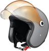 Marushin MCJ6 BUBBLE RIDER Motorcycle Jet Size M Product 05301031 Helmet, Men's, (57-58cm), Gray, Number
