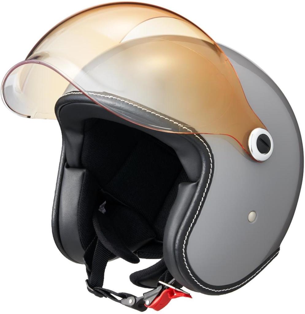 Marushin MCJ6 BUBBLE RIDER Motorcycle Jet Size M Product 05301031 Helmet, Men's, (57-58cm), Gray, Number