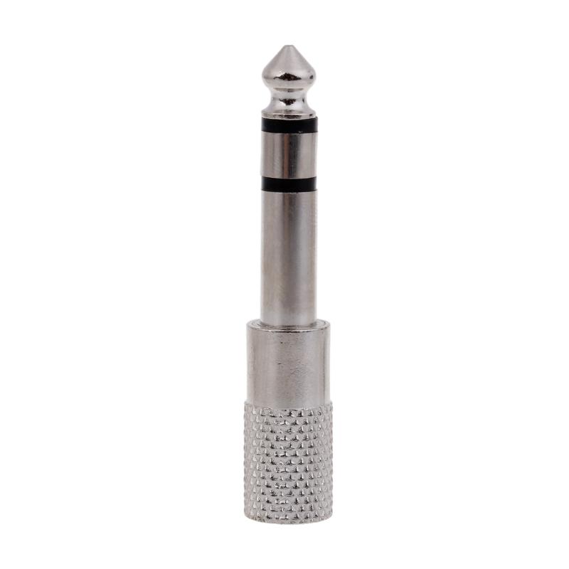 4pack Quality 6.35mm (1/4)inch Male To 3.5mm(1/8)inch Female Adapter 3.5mm Male To 6.35mm Female Plug Headphone Adapter