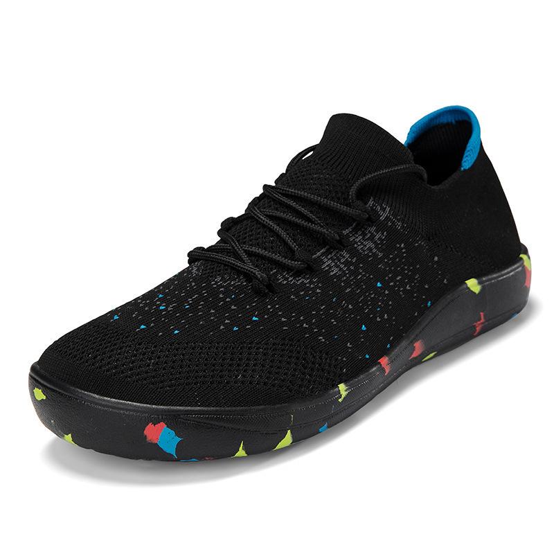 48 large size shoes 2025 spring and autumn new casual shoes men's trend sports writing light flying socks shoes