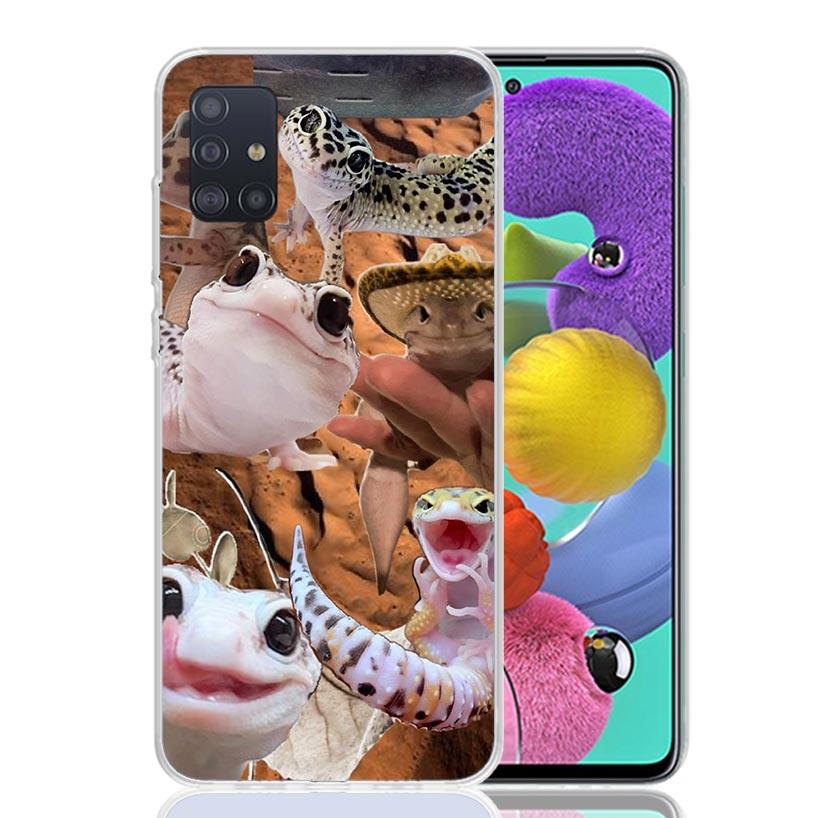 

Lizards Geckos Phone Case For Samsung Galaxy A52 A32 A22 A12 A02S A50S A30S A51 A31 AA71 Note 20 Ultra 10 S10 Plus Galaxy A52 A4 Samsung A20S