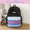 Minimalist Student Backpack With Color Block Design For Casual Travel And Day Trips