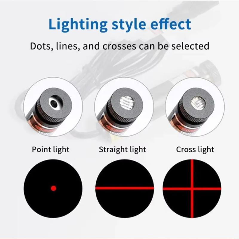 Červené/Zelené Laserové Polohovací Světlo Přenosné Magnetické Polohovací Světlo na Quilting Linka/Kříž/Bod USB Pracovní Světlo Příslušenství k Šicímu Stroji