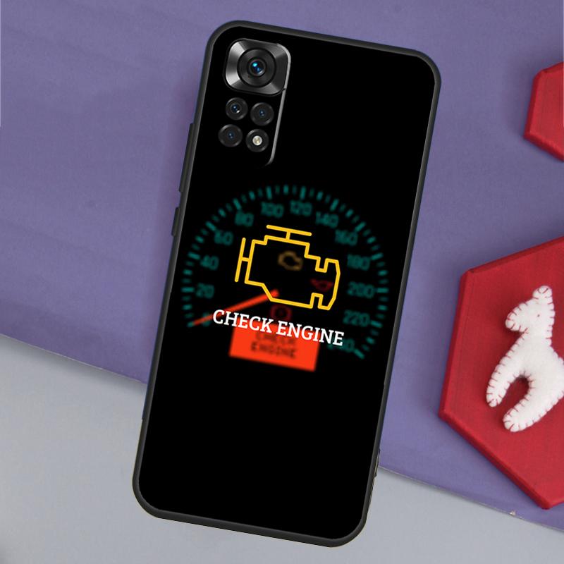 

Чехол Funda для ремонта Check Engine для Xiaomi Redmi Note 13 14 Pro 12 11 9 10 9S 10S 11S 12S Redmi 14C 10C 12C 13C Redmi Note 10S