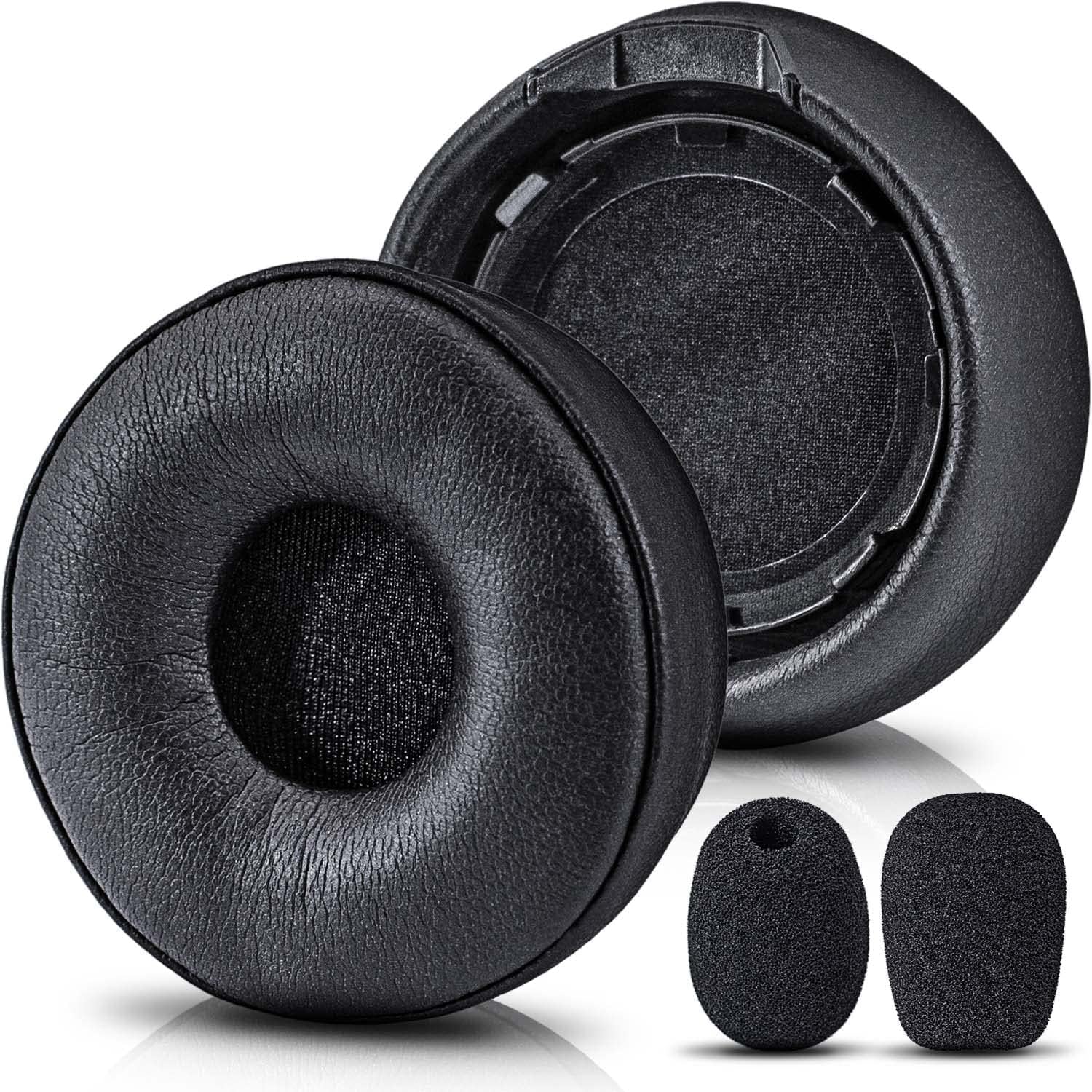 Engage 75 Earpads - Compatible with Engage 75/65 Headset I Replacement Ear Cushions with Microphone Foam - NOT FIT Engage Convertible and Engage Mono