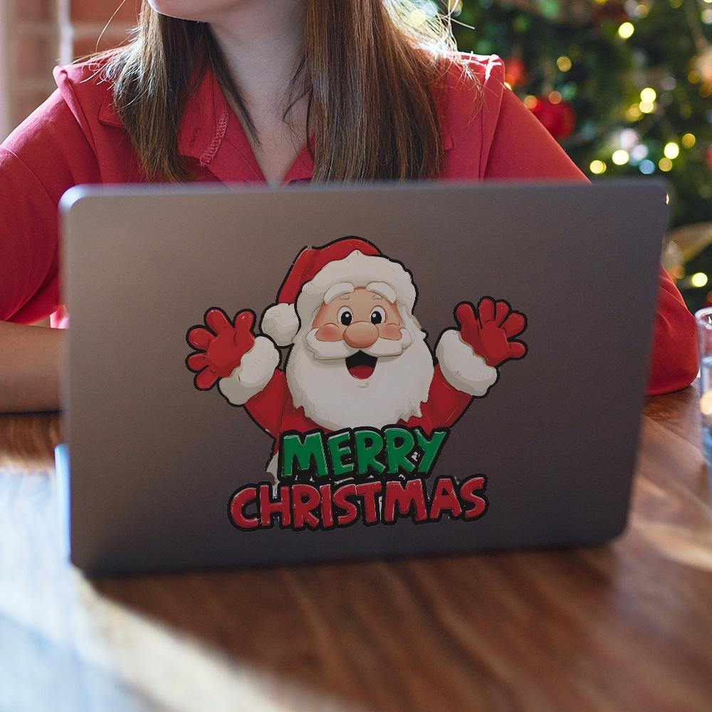 Stickers for Beautifying The Entrance Wall of Santa Claus' Living Room