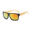 Classic Bamboo Wood Climbing Sunglasses Brand Design Men Women Coating Mirror Glasses Retro Glasses Shades Gafas De Sol UV400