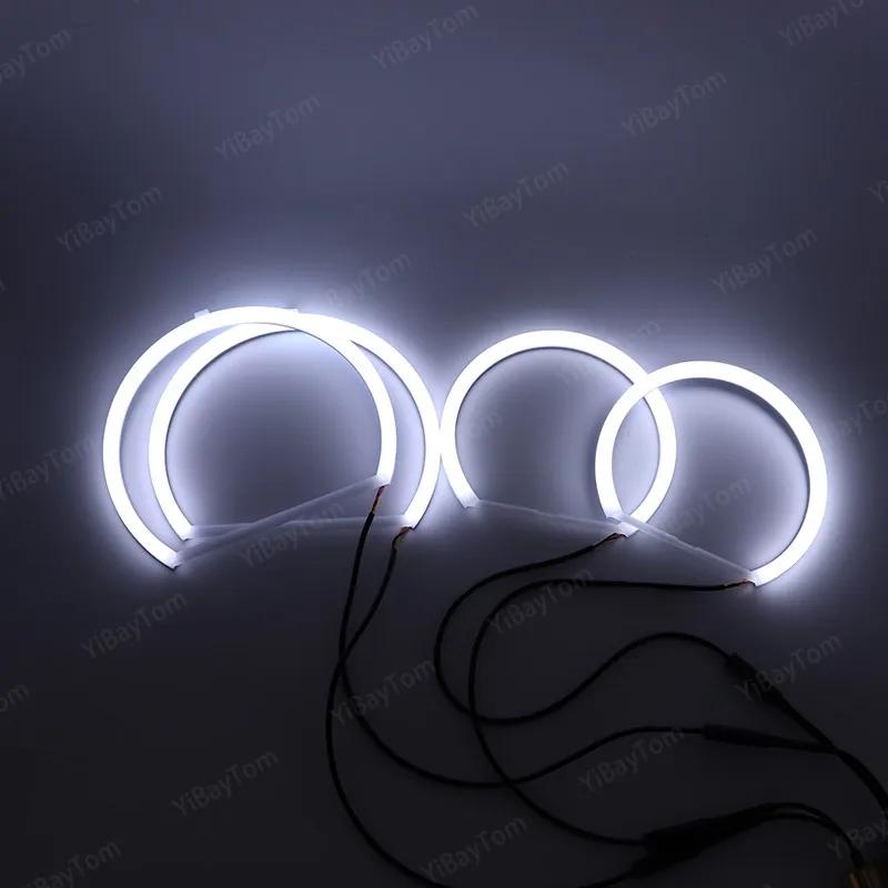 For BMW E83 X3 2003-2010 Accessories Super Bright Excellent SMD Cotton Light Switchback LED Angel Eye Ring DRL Kit