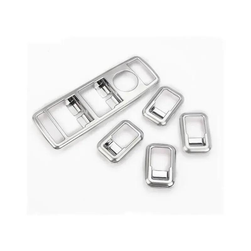 Car Window Glasses Lift Button Cover Switch Frame Trim For Mercedes Benz W204 GLA X156 CLA C117 A W176 B W246 Class Accessories