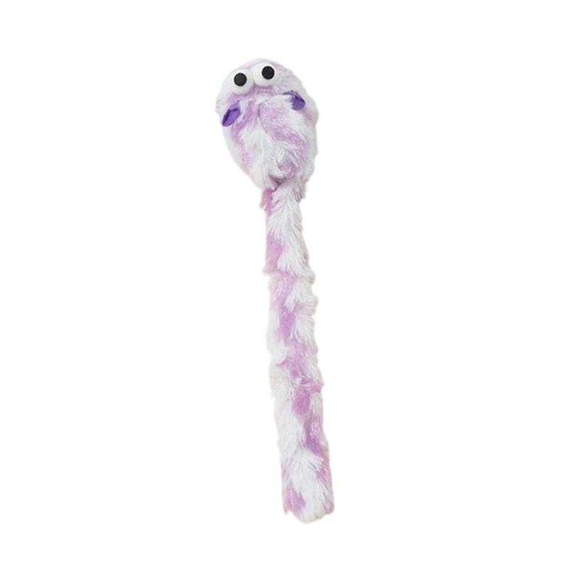 Long Tail Plush Cats Teaser Toy for Pet Cats, 3Pcs Cats Mouse Indoor Play Toy for Chasing, Swatting, Daily Interaction Fun, Home Enrichment