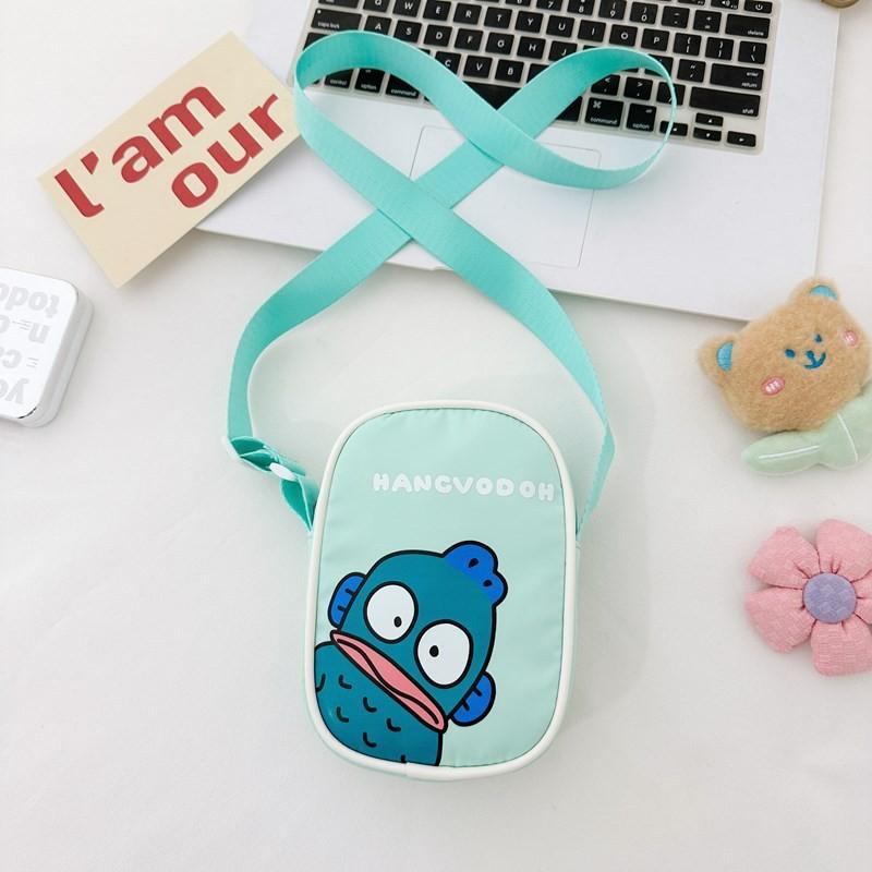 Kitty Kids Nylon Crossbody Bag With Lightweight Design For Daily Use Characters Included)**