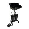 Lavatesta per Parrucchiere Lavatesta Seduto Portatile Verticale Mobile per Lavaggio Capelli