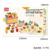 Colorful Folding New Fruit And Vegetable Cutting Set With 41 Pieces For Playtime Kids
