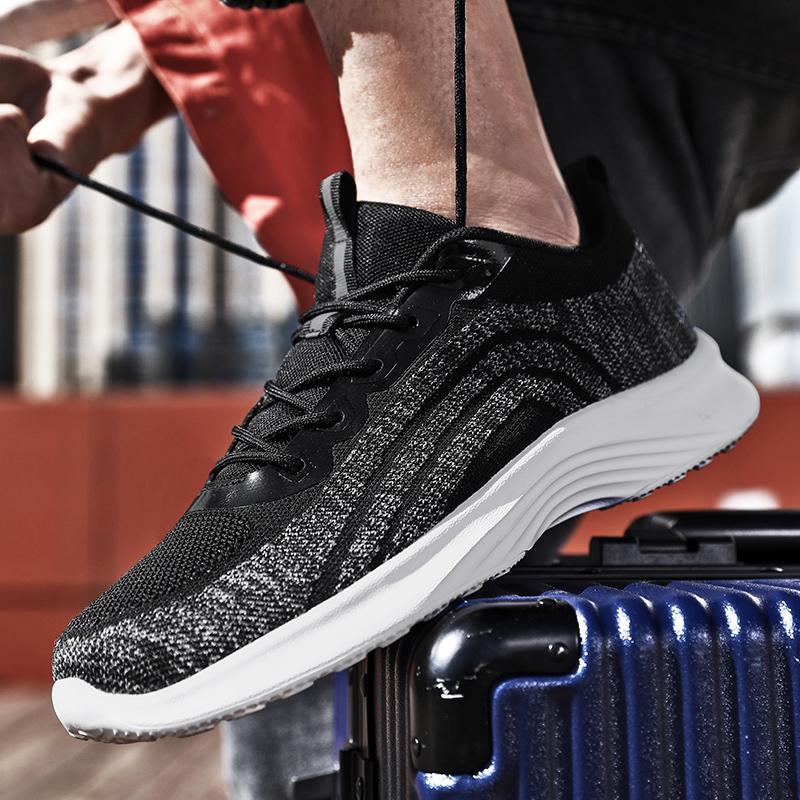 Men 'S Outdoor Running Shoes Soft Sole Breathable Men 'S Sports Shoes Lightweight Comfortable Fashion Men 'S Shoes All -Match