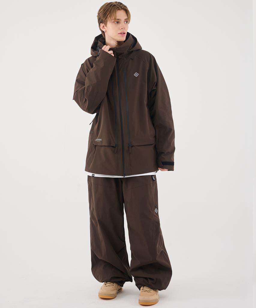 Dolauteoweeo 2526 Brick Pants Dark Choco Unisex