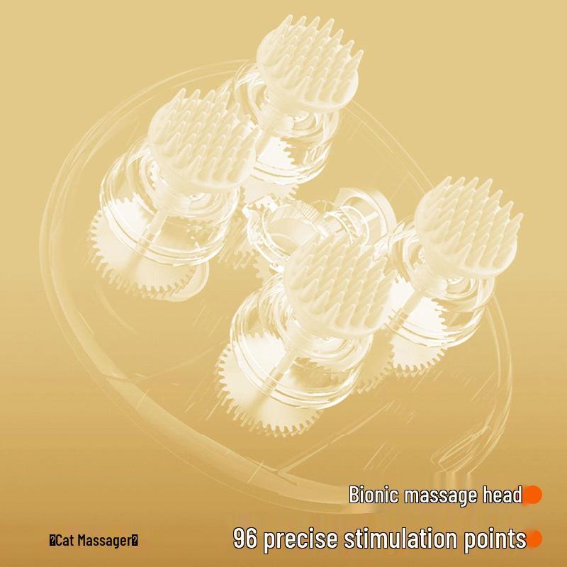 Electric Cat Head Massager: Automatic Pet Head Massage Toy