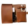PU Leather Cable Organizer Pouch Durable Data Cable Storage Bag Electronic Gadget Bag  Office Use