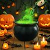 Halloween Decorations Indoor - Witch's Cauldron With Magical Bottles & Fog Maker, Floating Potion DIY, Party Decoration, Halloween Party Decor 50ml