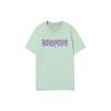 Li Ning Badfive Letter Print Sports Crew Neck T-Shirt Men Tops Water-Wave-Green AHSR473-5