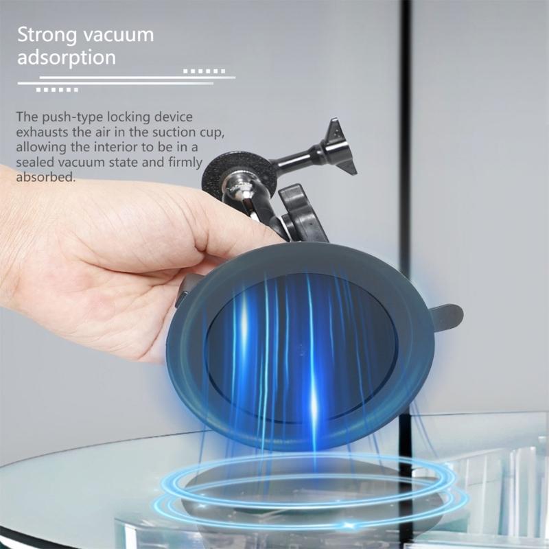 Quick Installation Dashboard Suction Cup Mount for Action 6 Camera Multiple Directional Rotation for Flexible Viewing