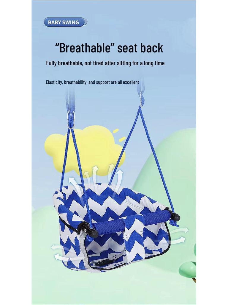 Children's Indoor/Outdoor Hanging Swing Chair for Babies & Toddlers