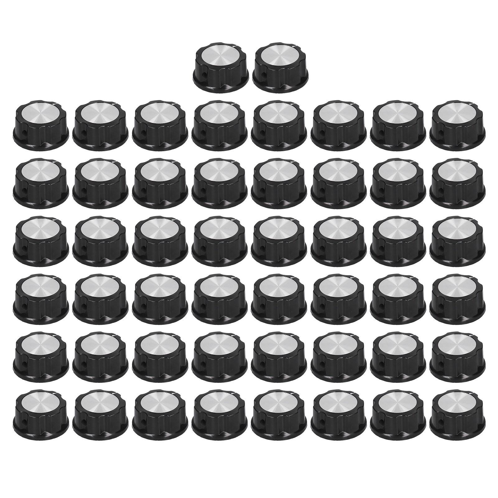 

50Pcs Potentiometer Knob Speed Control Plastic Knobs Caps Replacement 33mm Diameter BEMA04