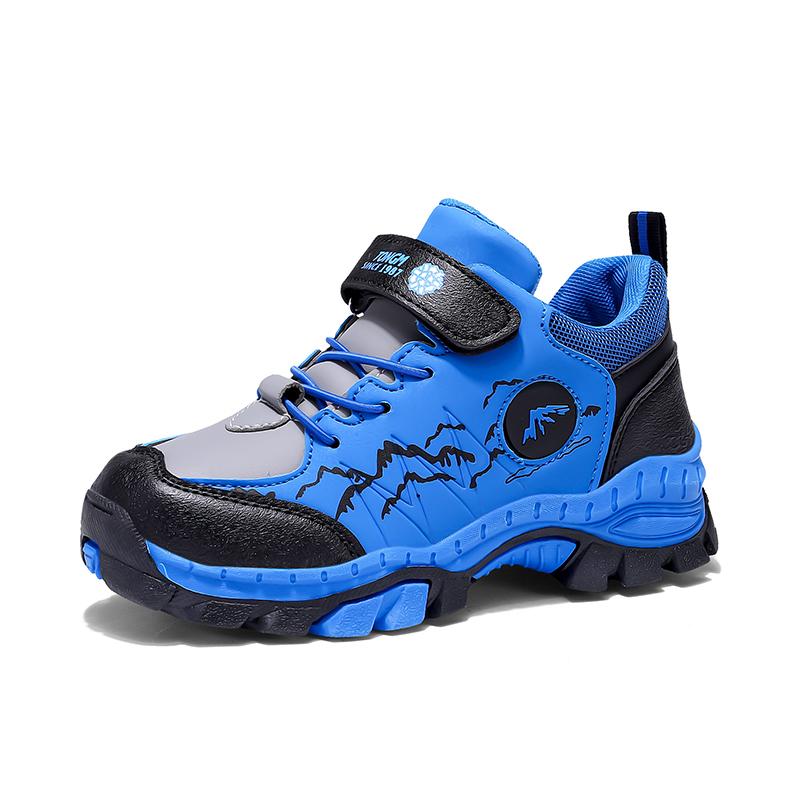 Children's Fashion Hiking Boots Boys' Sport Running Sneake Anti-Collision Non-Slip Athletic Outdoor Trekking Shoes