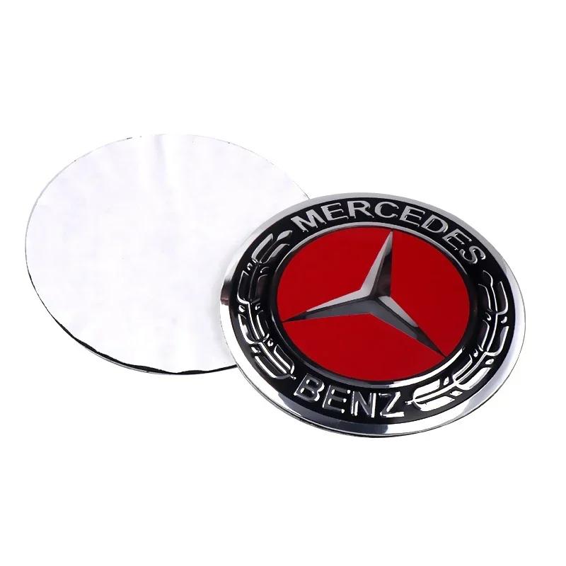 AMG W220 For Benz Hot 4Pcs 56mm Car Styling Wheel Hub Cap Stickera Car Refit Accessories for Mercedes Benz Amg W205 W211 W204 W2