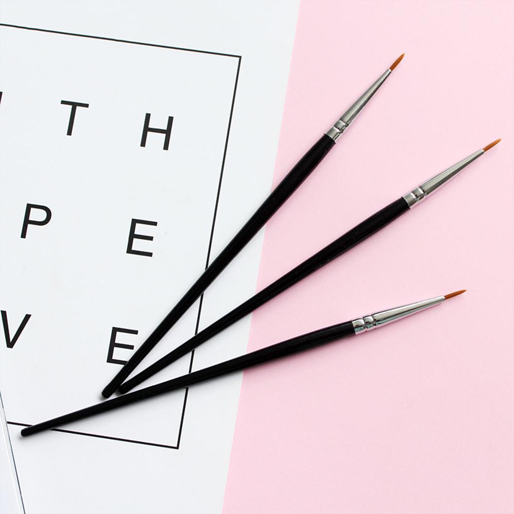 Hot Makeup Brushes Fine Black Eyeliner Brush Eyeliner Pen Eyebrow Cream Brush Mink Hair