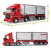 345 Pcs Sluban 0338 Hatchback Double Drive Freight Car Transporter Building Block Puzzle Children Assembled Bricks Toy Model
