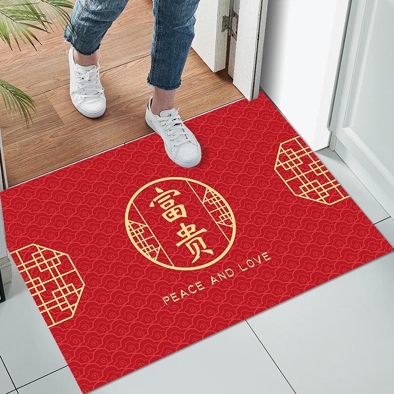 New Chinese Style Floor Mat Doormat Entrance Entrance Bedroom Kitchen Bathroom Floor Mat