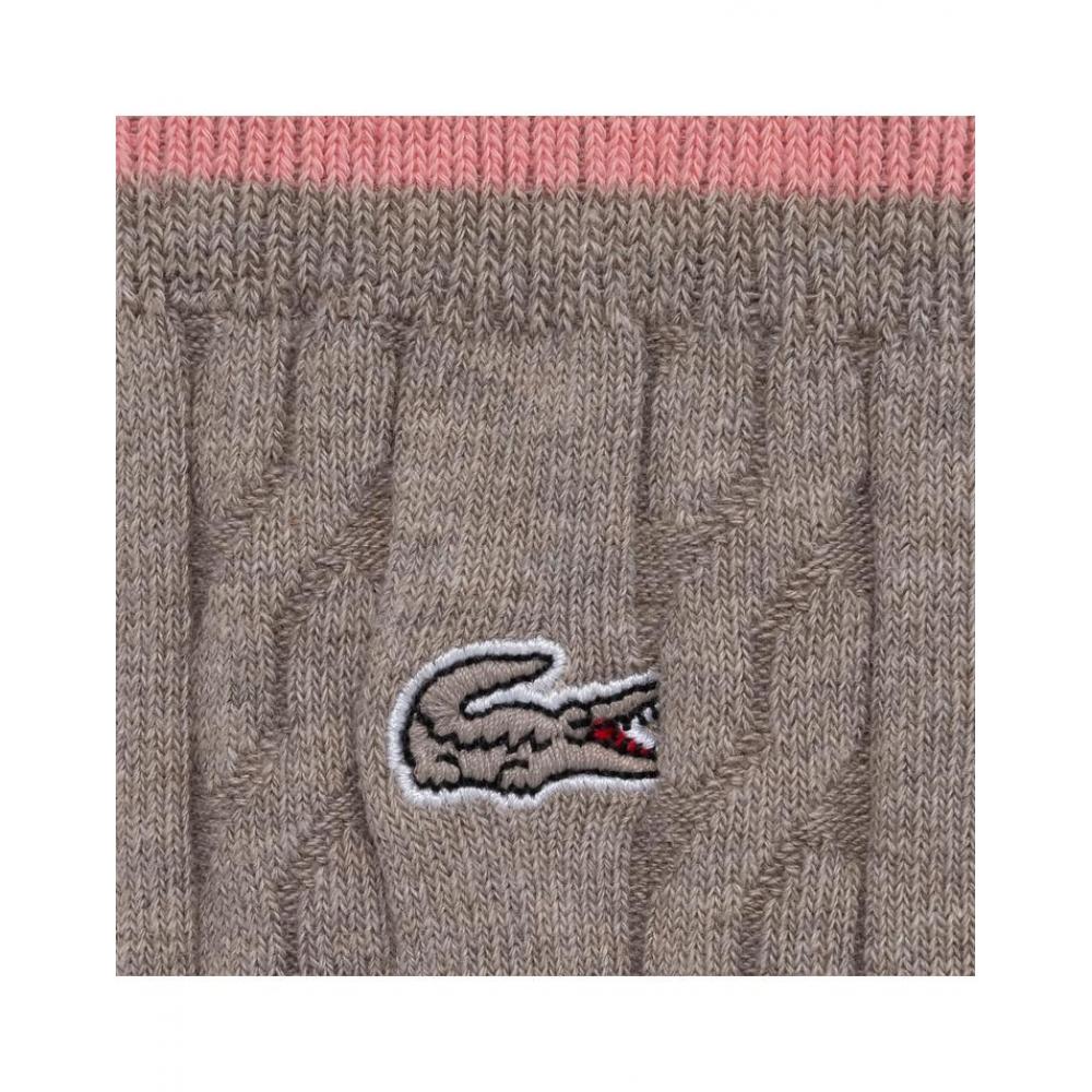 LacoSte Women S Stripe Cable Middle SockS Ra936e 55g I1k