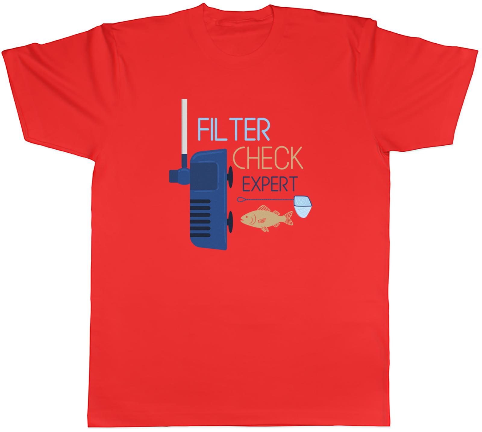 Filter Check Expert Fish Lover Unisexs TShirt Tee Gift Top S