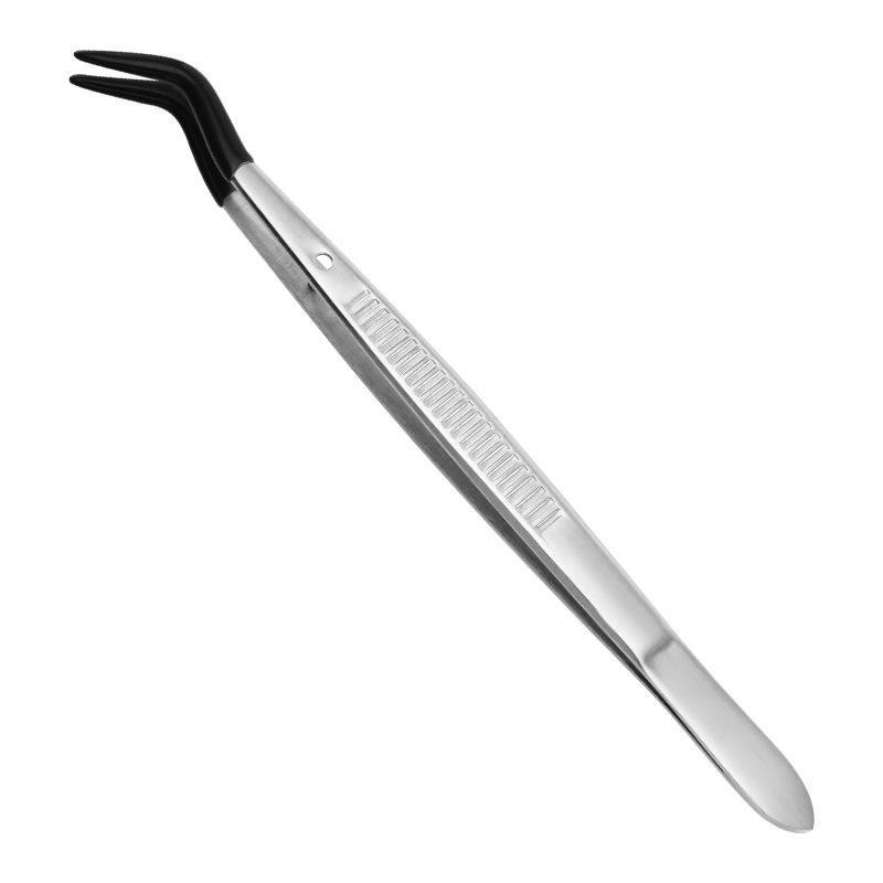 Curved Eyebrow Tweezers Super Hard Beauty Tweezers Stainless Steel Tweezers Pointed For Pet Grooming Eyebrow Trimming Eyelash