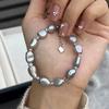 New Style Natural Baroque Freshwater Gray Pearl Female  Sets For Women Necklace Bracelet Wedding Gifts Never Fade