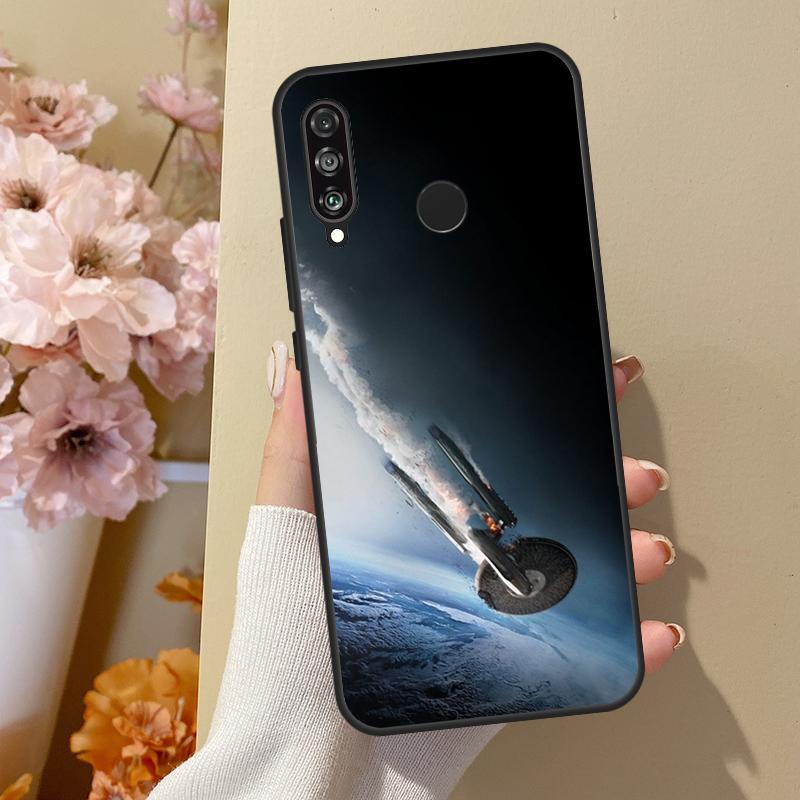 Space Ship Art For Huawei Nova 12i 8i 11i 12s 9 10 SE Y60 Y70 Y90 Y72 Y73 Y61 Y91 P60 Pro P30 P40 Lite Case