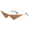 Halloween Christmas Tears Sunglasses Rimless Heart Shape Party Glasses Rave Festival Eyewear Prop