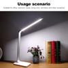 5V 380LM Desk Lamp Eye-caring Flexible Table Lamps Touch Sensor with Android USB Charging Port for Computer Phone