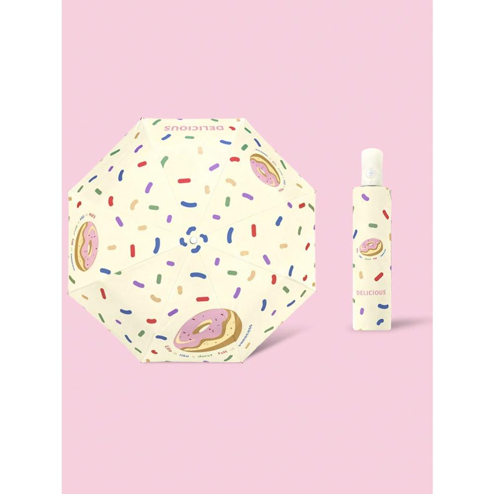 

Зонт автоматический двойной защиты от солнца и дождя, складной женский зонт от солнца и ультрафиолета, компактный