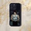 B-Baki Anime H-Hanma Phone Case For iPhone 17,16,15,14,13,12,Pro,Max,Plus,E,SE4,Air, emery Black Full Coverage TPU