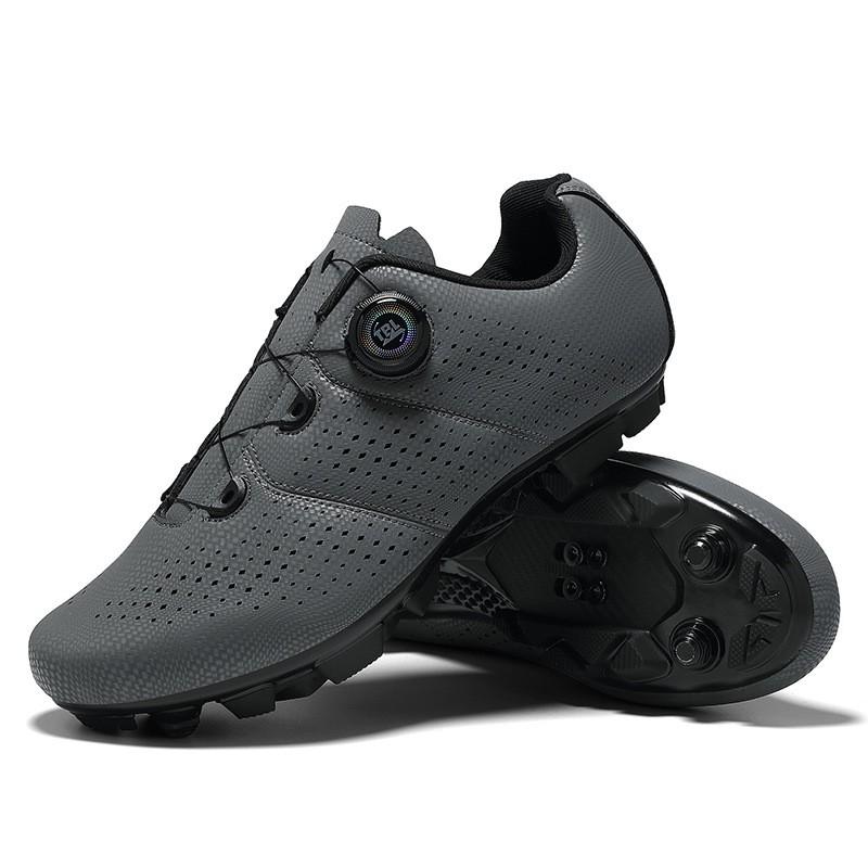 Mens Cycling Shoes Unlocked Mountain Bike Road Breathable Supportive Non-Cleat Pedal Compatible