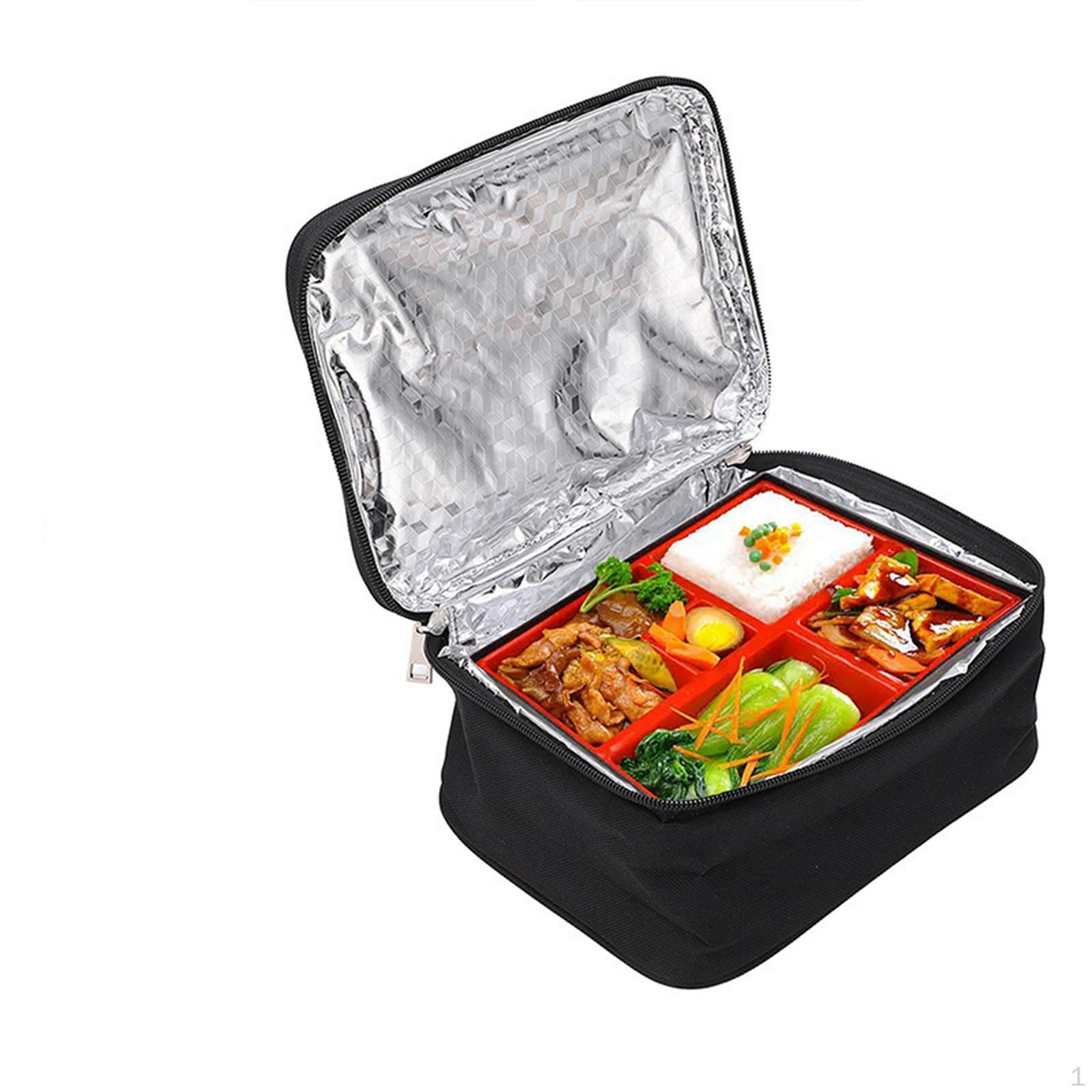 

Electric Food Warmer Heated Practical Premium Oxford Cloth Lunch Heating Bag Portable for Home