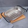 Scalable Sink Drain Basket Non-slip Handle Vegetables Draining Racks Strainer Basket  Pasta